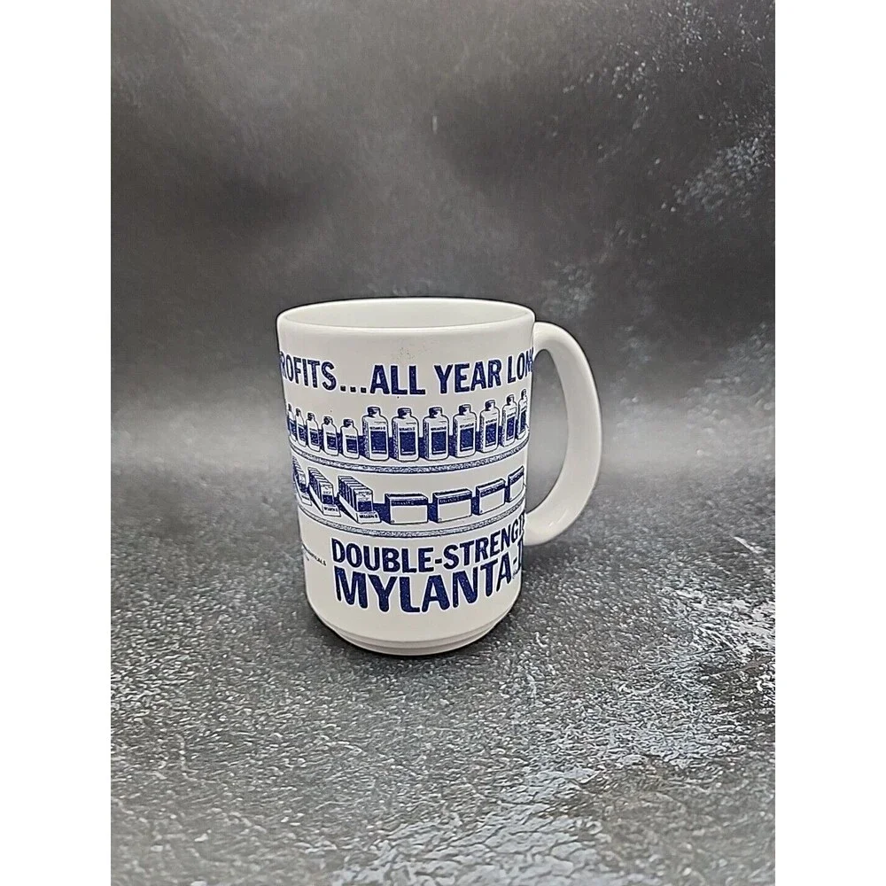 Stuart Pharmaceuticals Double Strength Mylanta II Large Coffee Mug England
